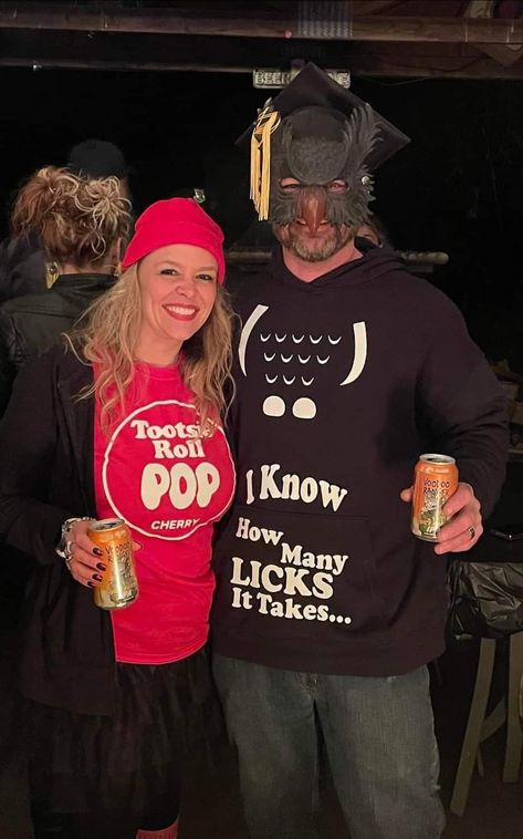 Tootsie Pop Costume, Adult Pumpkin Costume, Couples Halloween Costumes Creative, Halloween Party Prizes, Couples Costumes Creative, Halloween Costumes Diy Couples, Fun Halloween Party Games, Themed Halloween Costumes, Couple Halloween Costumes For Adults