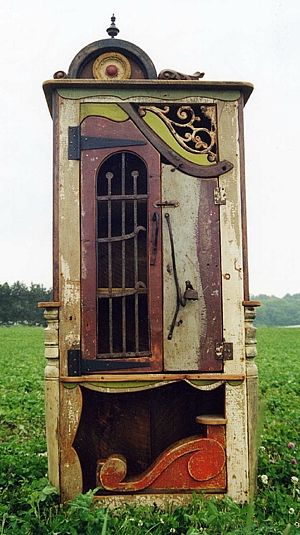 "Midnight Pantry " Cupboard by The Thieving Magpie. Fabricated from coastal MA salvage, Northeastern MA Victorian house fragments, and iron gate fragments Miramar Beach Florida, Aesthetic Pleasing, Useful Things, Miramar Beach, Reclaimed Wood Furniture, To The Future, Magpie, Unique Artwork, Pantry