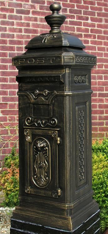 E8 - ecco-products Tower Mailbox, Victorian Mailboxes, Antique Mailbox, Locking Mailbox, Residential Mailboxes, Mailbox Design, Mail Slot, Wall Mount Mailbox, Door Canopy