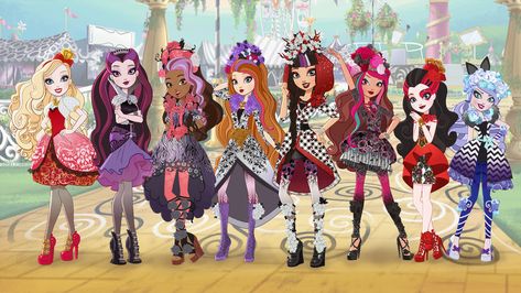 Spring Unsprung, Ever After High Rebels, Novi Stars, Lizzie Hearts, Raven Queen, After High School, Lolita Outfits, Apple White, Barbie Toys