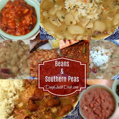 Deep South Dish: Bean and Southern Pea Recipes Southern Peas Recipe, Recipes Beans, Southern Cooking Recipes, Beans Beans, Creamed Peas, Southern Recipe, Deep South Dish, Menu Recipes, Sunday Dinner Recipes