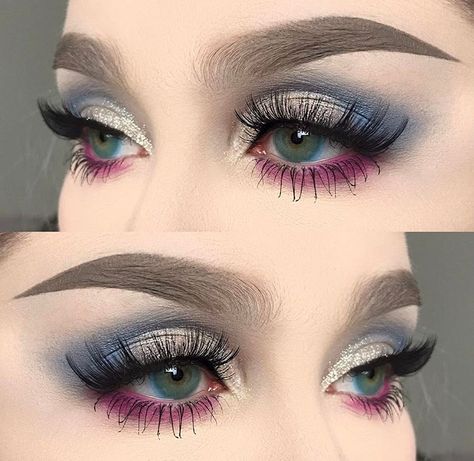 pinterest: bellaxlovee ✧☾ Make Up Designs, Make Up Inspiration, Smink Inspiration, Beauty Make-up, Makijaż Smokey Eye, Eye Makeup Art, Makeup Goals, Makeup Designs, Love Makeup