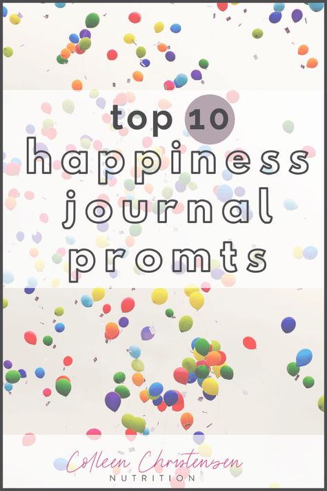 Colleen Christensen, Journal Prompt Ideas, Prompt Ideas, How To Stop Cravings, Bad Morning, Gratitude Journal Prompts, Happiness Journal, Food Rules, Cute Journals