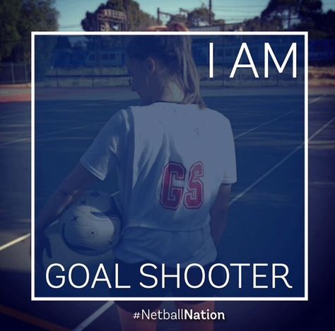 "I Am Goal Shooter" Netball Quotes, Sports Skills, Super Cool Stuff, Netball, Sport Girl, One And Only, Softball, Coaching, Baseball Cards