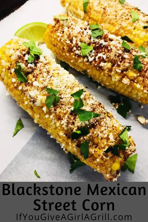 street corn Elote Corn, Grilled Sweet Corn, Mexican Street Corn Recipe, Street Corn Recipe, Crema Recipe, Homemade Mexican, Mexican Corn, Cooking Club, Mexican Street Corn