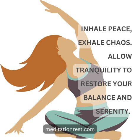 Inhale peace, exhale chaos. Allow tranquility to restore your balance and serenity. #inhalepeace #exhalechaos Silent Meditation, Inhale Peace Exhale Chaos, Benefits Of Meditation Quotes, Transcendental Meditation Benefits, Zen Sayings Inner Peace, Meditation Quotes, Meditation, Quotes