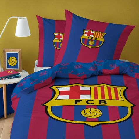 FC Barcelona Duvet Cover | Kids Bedroom Decor Fcb Logo, 150 Pokemon, Blue Bedding Sets, Kids Duvet Cover, Cotton Bedding Sets, Kids Bedroom Decor, Logo Pattern, Cotton Bedding, Fc Barcelona