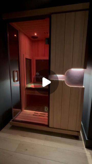 Amanda Stein on Instagram: "My thoughts on owning an infrared sauna ⬇️
.
I spent months researching saunas after my husband said he wanted one in our basement SpeakEasy bathroom renovation. Of course, I had no idea that there were a ton of different types of saunas but after learning that the @sunlightensaunas was voted The Worlds Best Sauna, and hearing all the different health benefits of near far and mid infrared light therapy, I was sold. We use our sauna every night before bed and it lowers our cortisol level which helps us sleep like a baby. I love the sound system and tablet so we can watch our favorite movies while detoxing and sweating all our problems away 🤣 The red light therapy helps with would healing and is anti-aging but I cannot get over the role this sauna has played in m Garage Sauna Ideas, Speakeasy Bathroom, Bathroom With Sauna, Sauna Bathroom Ideas, Basement Speakeasy, Sauna Bathroom Design, Infrared Light Therapy, Steam Sauna, Infrared Light