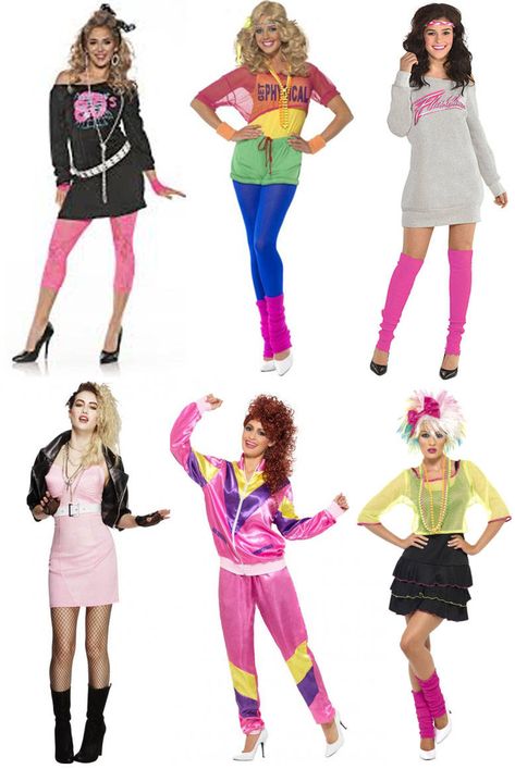 80s Fashion for Women Costume Année 80, Moda 80s, 80s Theme Party Outfits, 80s Fashion Party, 1980s Costume, The 80s Fashion, Style Année 80, Look 80s, 80s Party Outfits