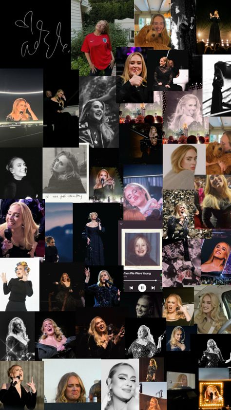 Enjoy this collage from adele💚 Adele Themed Party, Adele, Themed Party, Party Themes, Collage, Quick Saves