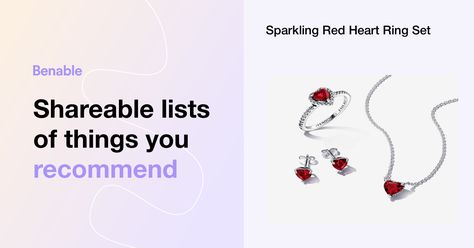 Sparkling Red Heart Ring Set Red Heart Ring, Red Heart, Ring Set, Ring Sets, Heart Ring, Sparkle, Let It Be, With Friends, Ring