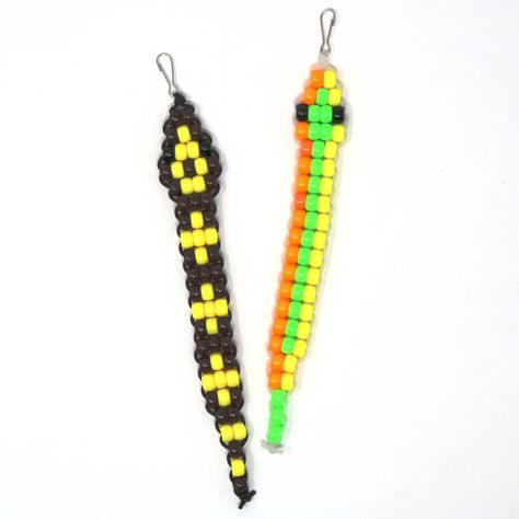 "\"Remember when,\" can be today, with the sweet nostalgia of a 90s-style beaded snake keychain. Features a lanyard clip to easily add to keys or bags. Check out the mini baby snake options listed in the shop. * * * * * * * * * * BeadZoo was founded by two young entrepreneur sisters, for a local fair. Their dream didn't end with the fair, so we've helped them move it online. Each beaded creation is handmade by them, and quality checked by parents. Every penny earned makes them do a happy dance, Pony Bead Snake, Boondoggle Keychain, Snake Keychain, Beaded Snake, Jewelry 2024, Baby Snakes, Y2k Nostalgia, Pony Bead Crafts, Animal Accessories