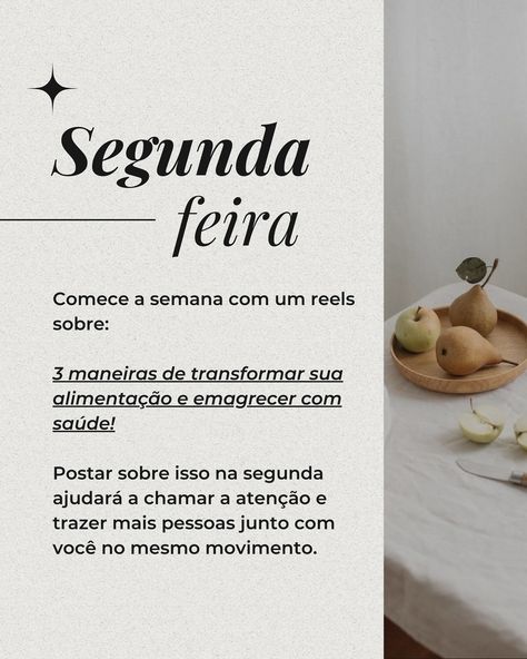 👉🏻 Se você é nutricionista e quer atrair seguidores qualificados e transformar em clientes que compram, precisa ter esses tipos de conteúdo com frequência no seu perfil. Para facilitar sua vida, não precisa mais pensar neles do zero. Eu já pensei por você e entreguei tudo pronto para atrair clientes e ter um Perfil que Vende.❇️ Salve esse post, envie BANCO30 nos comentários e receba no seu direct.👇🏻 Nutrition, Marketing, Instagram