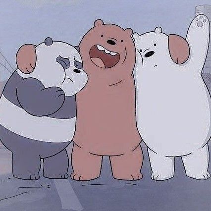 We Bare Bear, Cartoon Bears, Cute Panda Drawing, Bear Bears, Bear Panda, We Bare Bears Wallpapers, Best Friends Cartoon, Ice Bear, Images Kawaii