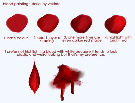 Cat Eye Tutorial, Drawing Blood, Waves Tutorial, Coloring Tips, Blood Art, Coloring Tutorial, Eye Tutorial, Digital Painting Tutorials, Art Tutorials Drawing