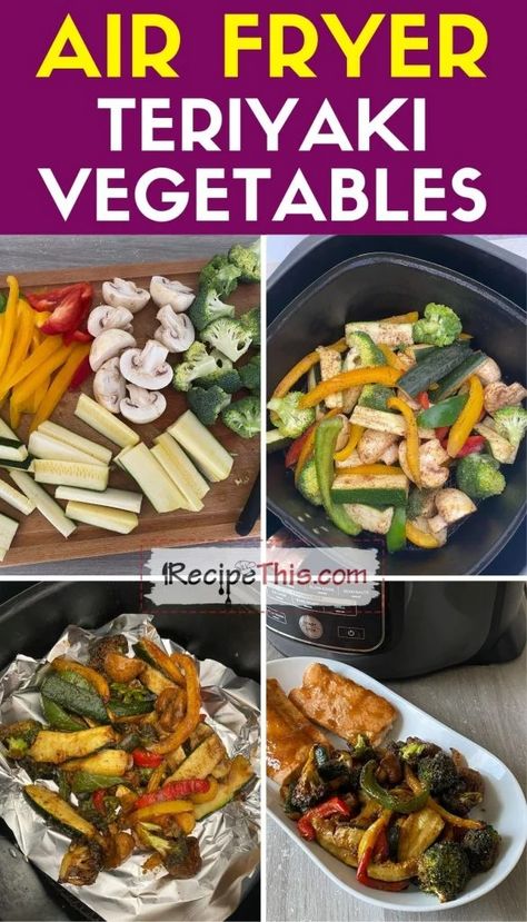 Teriyaki Vegetables Air Fryer Asian Veggies, Shrimp And Broccoli Air Fryer Recipes, Stir Fry Veggies In Air Fryer, How To Cook Vegetables In Air Fryer, Hibachi Vegetables Air Fryer, Air Fryer Stir Fry Vegetables, Air Fryer Stir Fry Recipe, Stir Fry In Air Fryer, Air Fryer Stir Fry