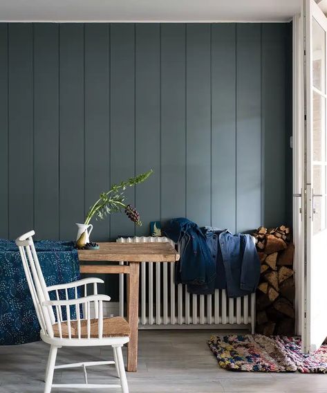 The top 12 blue green teal paint colors most recommended by designers for a moody yet vibrant space in bedrooms, bathrooms, kitchens, and home offices. Teal Paint Colors, Farrow Bal, Inchyra Blue, Restful Bedrooms, Oval Room Blue, Dark Blue Walls, Teal Paint, New Paint Colors, Navy Blue Walls