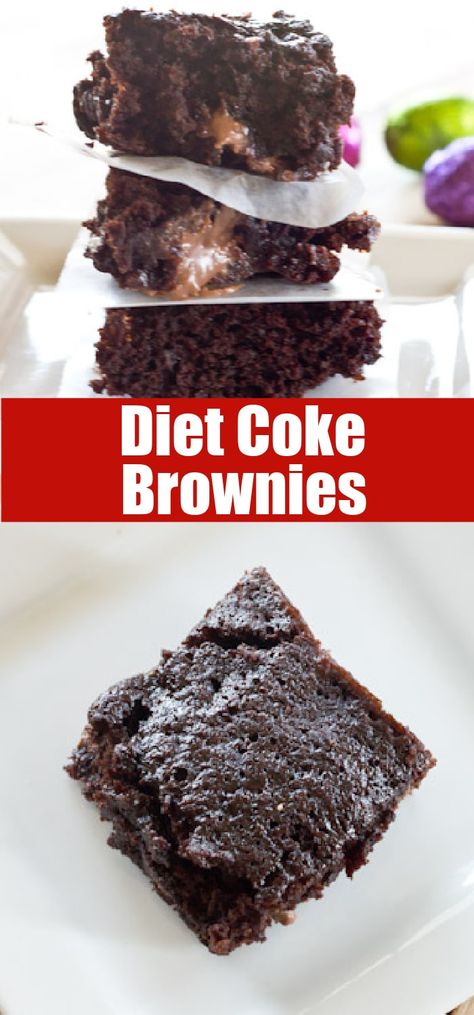 Diet Coke Recipes, Coke Brownies, Diet Coke Brownies, Diet Coke Cake, Low Fat Brownies, Low Calorie Brownies, Coke Cake, Mouthwatering Desserts, Butterscotch Candy