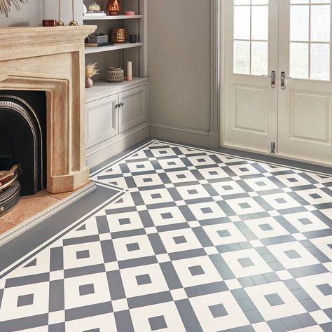 Discover Our Range of LVT Flooring and Tiles | Karndean Art Deco Floor Tiles, Art Deco Flooring, Floor Stain Colors, Wood Floor Stain Colors, Hall Tiles, Art Deco Floor, Karndean Flooring, Art Deco Tiles, Hall Flooring