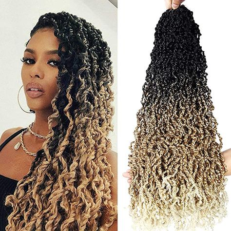 Passion Twist Crochet, Blonde Ends, Senegalese Twist Hairstyles, Synthetic Braiding Hair, Ombre Blond, Passion Twists, Hair Ombre, Senegalese Twist, Braid In Hair Extensions