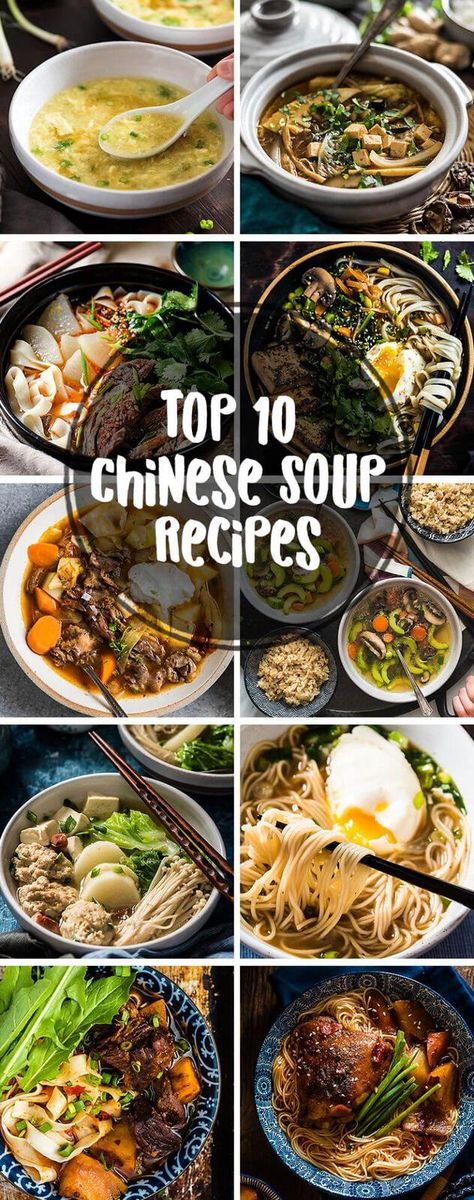 Chinese Meals, Asian Soup Recipes, Chinese Soup Recipes, Japanese Diet, Main Food, Asian Soup, Chinese Soup, Soup And Stew, Vegetarian Soup