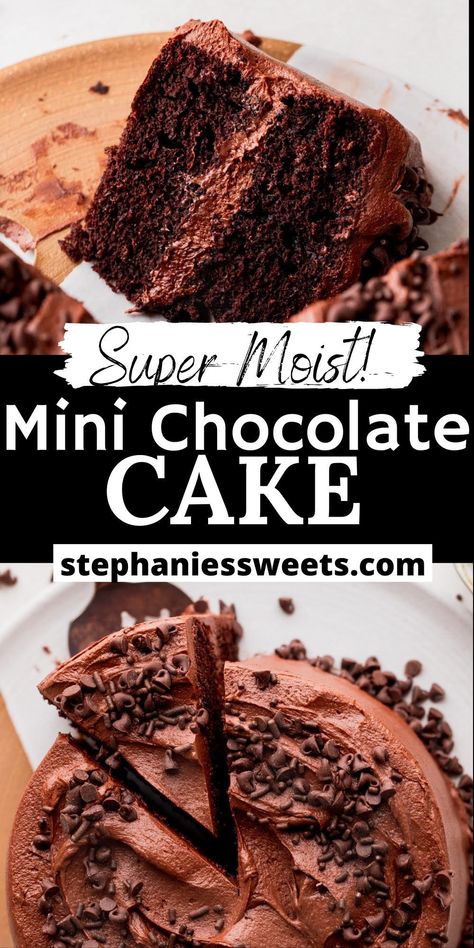 Single Chocolate Cake, Mini Chocolate Cake 4 Inch, Mini Chocolate Layer Cake, Small Batch Chocolate Cake Recipe, Mini Chocolate Cake Recipe Easy, Tiny Chocolate Cake, Chocolate Cake For One Person, 6 In Chocolate Cake Recipe, Mini Cake Recipe Chocolate