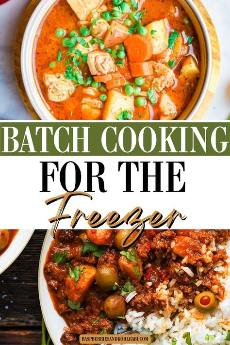 Dutch Oven Freezer Meals, Bulk Cooking Freezer, Health Freezer Meals, Batch Cooking Freezer Uk, Large Batch Freezer Meals, The Best Freezer Meals, Batch Cooking Recipes Freezer Meals, Freezable Dinner Recipes, Gourmet Freezer Meals