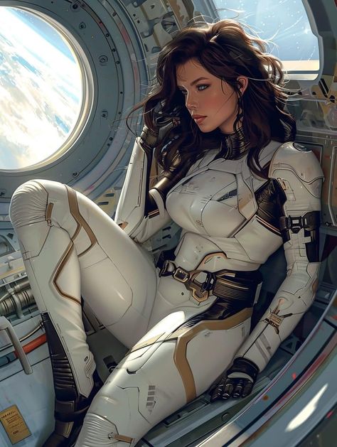 Traveller Rpg, Sci Fi Girl, Scifi Fantasy Art, Star Trek Images, Fantasy Role Playing, 50 Words, Space Fantasy, Space Girl, Alien Concept Art