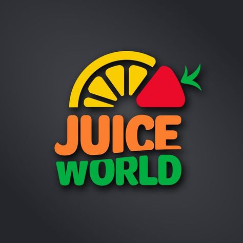 Juice Shop Logo, Fruit Logo Design, Juice Logo, Juice Shop, Fruit Logo, Fruit Icons, Juice Branding, Logo Samples, Fruit Shop