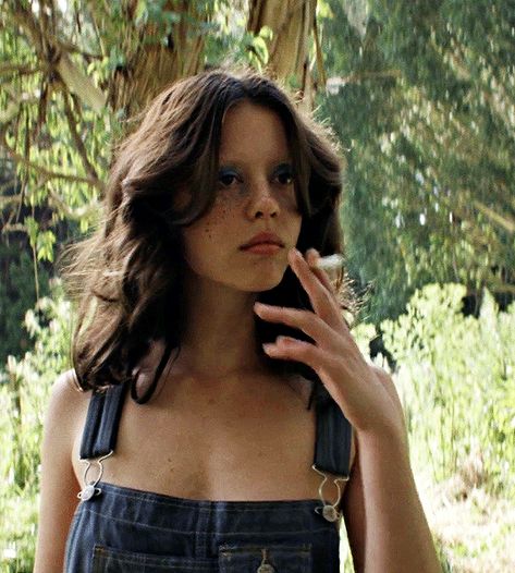 Mia Goth, A Woman, Trees, Tumblr