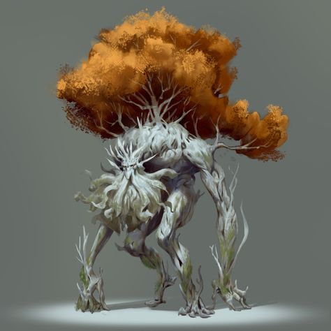 Dnd Concept, Forest Guardian, Plant Monster, Beast Creature, Creature Artwork, Paintings And Drawings, Monster Concept Art, Dungeons And Dragons Characters, Dungeons And Dragons Homebrew