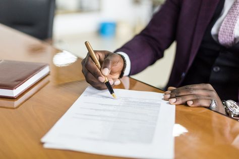 Real Estate Contracts: 8 Items on a Real Estate Contract Real Estate Contract, Prenuptial Agreement, African American Man, Man Hand, Highlighters Markers, Male Hands, Business Leader, Blue Ink, Master Class