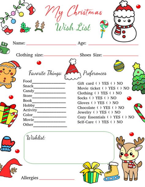 Create the perfect design by customizing easy to use templates in MINUTES! Easily convert your image designs into videos or vice versa! Browse through effective promotional flyers, posters, social media graphics and videos. Download web quality graphics for free! Prices start at $2.99 ONLY. My Christmas Wishlist Printable, Christmas List Template Free Printable, Christmas Wish List Free Printable, Kids Christmas List Printable, Wish List For Teens, Kids Christmas Wish List, Free Christmas Templates, Christmas List Printable, Christmas Wish List Template