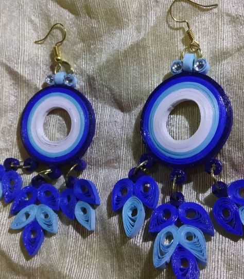 Handmade quilling earrings Quilling Ideas Earrings, Quilling Earrings Unique, Paper Quilling Earrings, Quilled Earrings, Paper Quilling Jewelry, Quilled Jewellery, Quilling Earrings, Paper Quilling Patterns, Paper Bead Jewelry