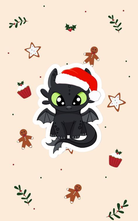 Christmas Toothless Wallpaper, Stitch Christmas Wallpaper Aesthetic, Httyd Christmas Wallpaper, Parody Themes, Cute Christmas Profile Pics, Disney Christmas Cartoon Aesthetic, Christmas Toothless, Disney Christmas Wallpaper Iphone, Httyd Christmas