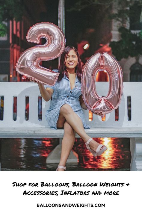 Number Balloons Photoshoot, Rose Gold Number Balloons, Number Balloons Birthday, Gold Number Balloons, Company Anniversary, Foil Number Balloons, Balloon Pictures, Balloon Shop, Rose Party