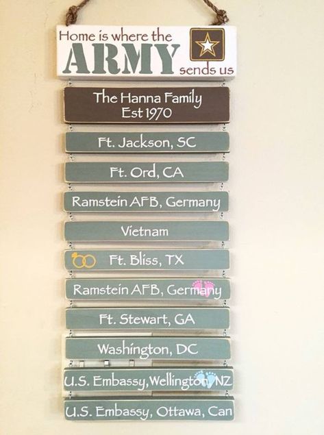 Military Home Decor, Navy Retirement, Military Crafts, Army Crafts, Army Decor, Cricut Gifts, Military Wife Life, Army Wife Life, Military Signs