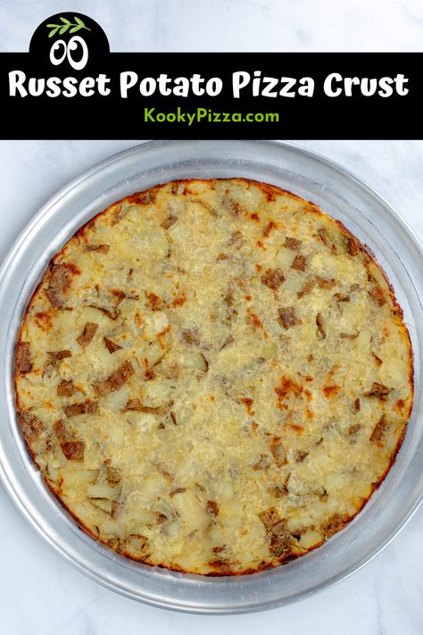 Potatoe Pizza, Potato Pizza Crust, Pizza Crust Dough, Potato Crust, Delicious Pizza Recipes, Potato Pizza, Diet Recipes Easy, No Carb Recipes, Pizza Crust Recipe