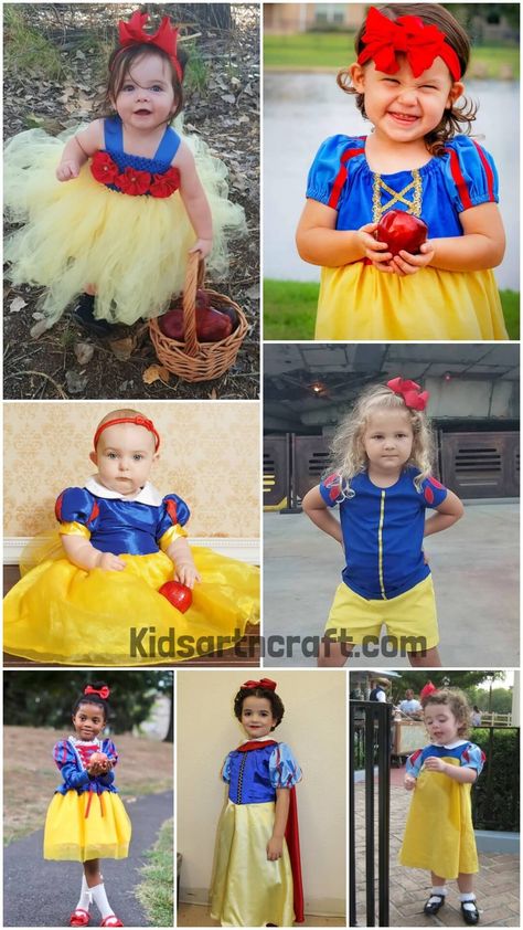 Snow White Costume DIY Ideas for Kids Check more at https://www.kidsartncraft.com/snow-white-costume-ideas-for-kids/ Costume Diy Ideas, Diy Snow White Costume, Diy Ideas For Kids, Snow White Costume, White Costume, White Costumes, Costume Diy, Diy Costumes, Costume Ideas