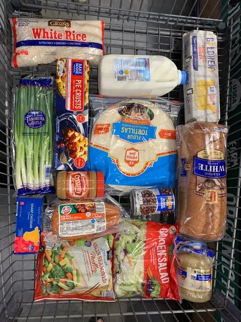 My Household of 2 Shops at Aldi on $20 Budget — Favorite Things I Buy Aldi Shopping List, Aldi Meal Plan, Aldi Recipes, Aldi Shopping, Bean Burritos, Meal Planning Menus, Fresh Tortillas, Homemade Tortilla Chips, Fried Tortillas