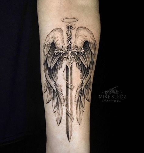 Saint Michael Tattoo, Archangel Michael Tattoo, St Michael Tattoo, Saint Tattoo, Michael Tattoo, Archangel Tattoo, The Archangels, Saint Michael The Archangel, Girl Back Tattoos