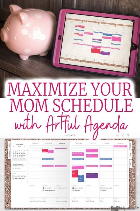 Budgeting Your Time to Maximize Your Mom Schedule darkmodeplanner #plannerorganization #undateddigitalplanner #coverplanner. Artful Agenda, Block Schedule, Block Scheduling, Mom Schedule, Advice For New Moms, School Calendar, Family Finance, Time Blocking, Digital Calendar