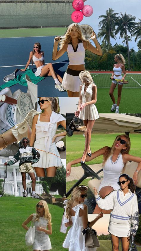 Country Club Outfit Pants Women, Golf Bid Day Theme, Country Club Outfit Women Classy, Golf Fits Aesthetic, Country Club Party Outfit, Country Club Theme Outfit, Country Club Chic, 80s Country Club, Country Vs Country Club Outfits