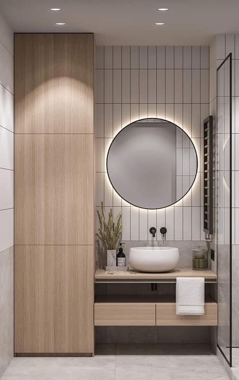 Washroom Tiles, Modular Bathroom, Modular Bathrooms, Modern Small Bathrooms, Luxury Master Bathrooms, Washbasin Design, Washroom Design, Inspired Interiors, Bathroom Design Decor