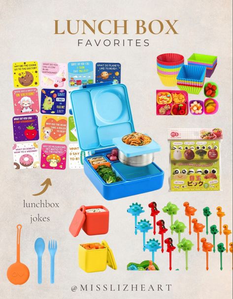 These are my go to lunch favorites that I use for my son now that he is back to school! Back to school, school finds, lunch, lunch favorites, lunchbox, lunchbox accessories, lunchbox accessory ideas Lunchbox Accessories, Kids Lunch Box Meals, Lunchbox Jokes, Prep School, Food Picks, Lunch To Go, Lunch Box Recipes, Kids Lunchbox, Lunch Time