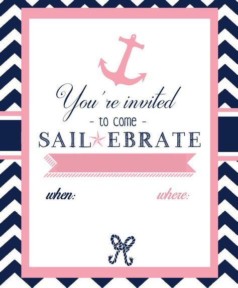 Pink Nautical Party, Cruise Birthday Party Theme, Yacht Birthday Party Ideas, Sailor Baby Shower Theme, Boat Party Theme, Cruise Theme Parties, 1st Birthday Themes Girl, Sweet Sixteen Themes, Sailor Birthday