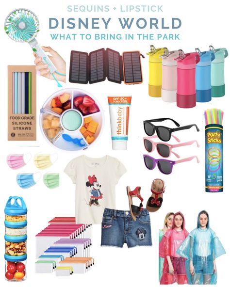 Disney World Packing List For Kids, Disney With A Two Year Old, Disney Must Haves For Toddlers, Disney World Must Haves For Kids, Disney Must Haves, Disney Travel Accessories, Disney Toddler Outfits, Disney Stroller, Disney World With Toddlers