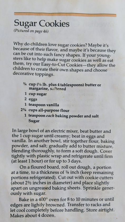 Best sugar cookies ever!  Have been using this recipe for over 30 years and always get rave reviews (from Sunset magazine Cookies 1985 cookbook) Cookie Pictures, Cookie Cookbook, Best Sugar Cookie Recipe, Sugar Cookie Recipe, Sunset Magazine, Best Sugar Cookies, Baking Cookies, Sugar Cookies Recipe, Baking Ideas