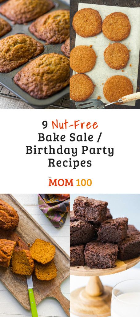 9 Nut-Free Bake Sale/Birthday Party Recipes / Here are 9 nut-free treats for bake sales or birthday parties that will leave nothing behind in the taste and texture department, using ingredients you probably already have in your pantry! Nut Free Baking, Nut Free Desserts, Bake Sale Treats, Bake Sale Packaging, Birthday Party Food, Bake Sale, Recipe For Mom, Nut Free, Free Desserts