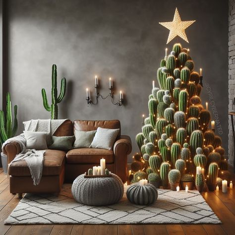 Social Garden, Modern Mexican Decor, Easy Holiday Diy, Cactus Christmas Trees, Diy Party Food, Christmas Windows, Merry Christmas Ya Filthy Animal, Christmas Party Outfits, Mexican Decor